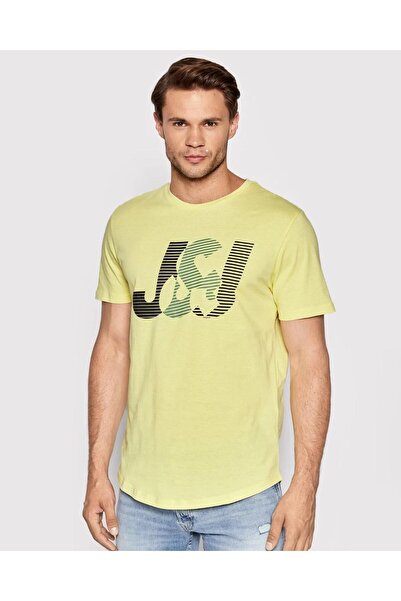 Jack & Jones JACK&JONES 12213754 CIZGILI J&J BASKI 0 YAKA KISA KOL TSIHIRT