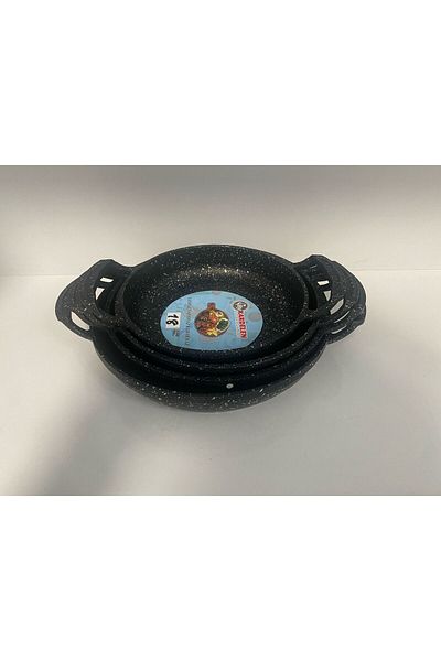BYKARDELEN Cast Granite 4-Piece Set 18-20-22-24 cm