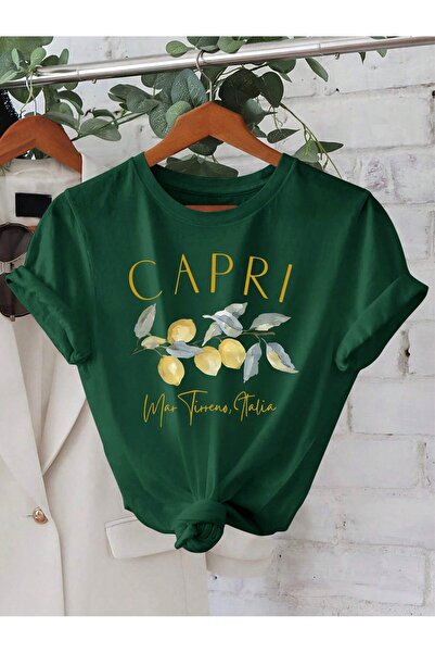 mercoledi تي شيرت كابري مطبوع للسيدات ذو حجم كبير