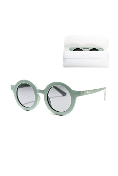 LUVLU Ochelari de soare polarizați pentru copii, protecție UV 400, rame flexibile, husă de protecție inclusă, 3+