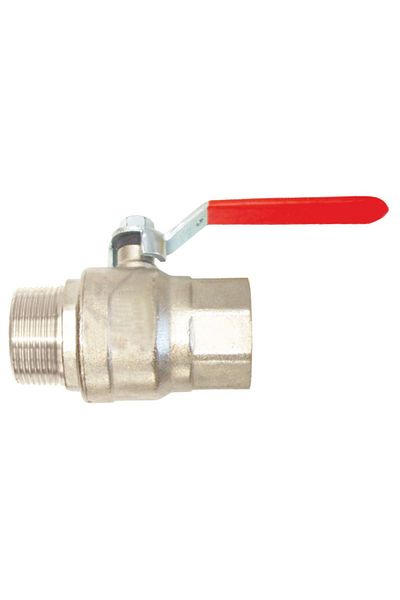 flores Water shut-off valve with lever, 1", Fi + Fe