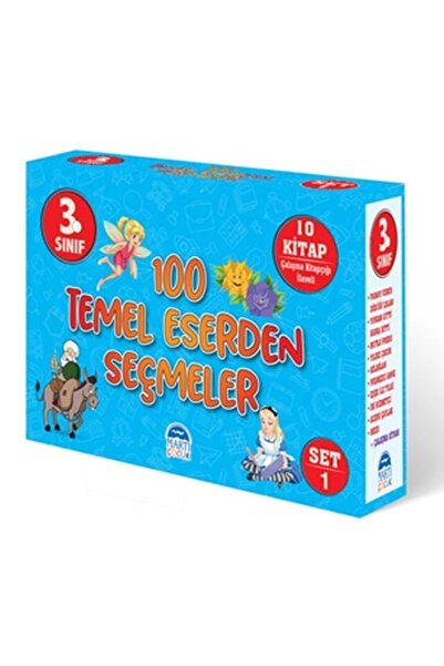 Martı Yayınları 3. Sınıf 100 Temel Eserden Seçmeler Set 1 (10 Kitap Takım)