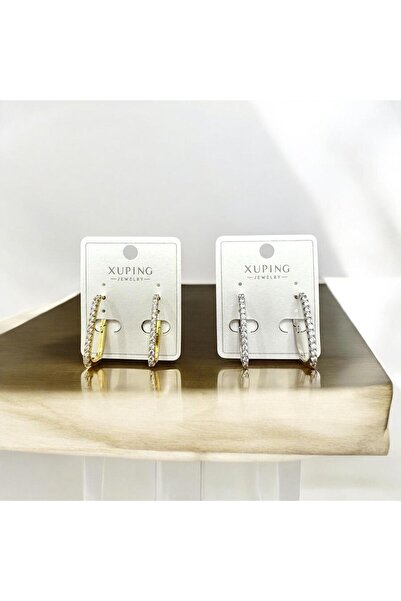 YD İTHALATTAN XUPİNG HALKA KÜPE-GRİ