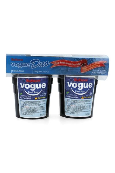 Bullsone 2-Piece Vogue Fresh Aqua Car Air Freshener 130 g