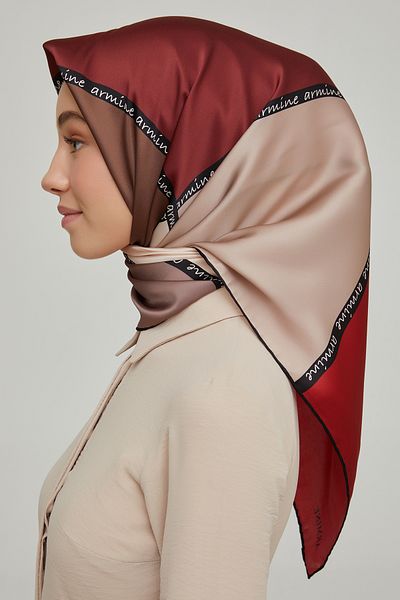 Armine Armi̇ne Silk Scarf 8600D (Twi̇ll) (Nostalji̇)-32