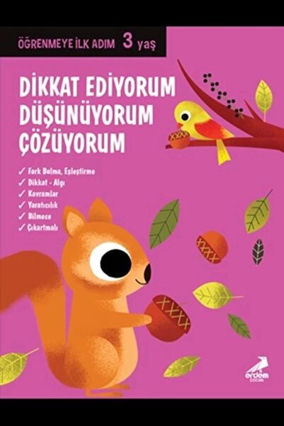 Erdem Çocuk أنا أهتم، أفكر، أحل كتاب الأطفال بعمر 3 سنوات / جماعي / إرديم تشيليك