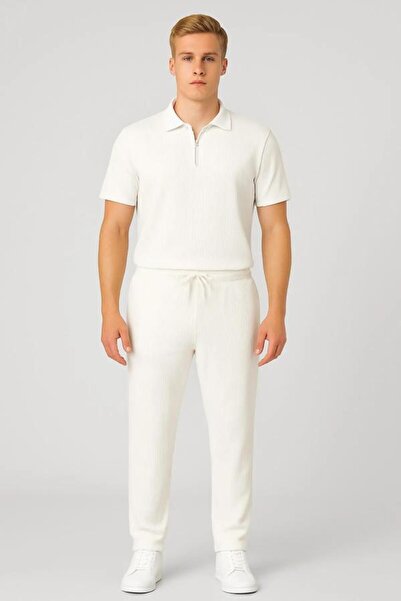 COMANCHERO بدلة رياضية عثمانية بسحاب نصف للرجال من الأسفل إلى الأعلى