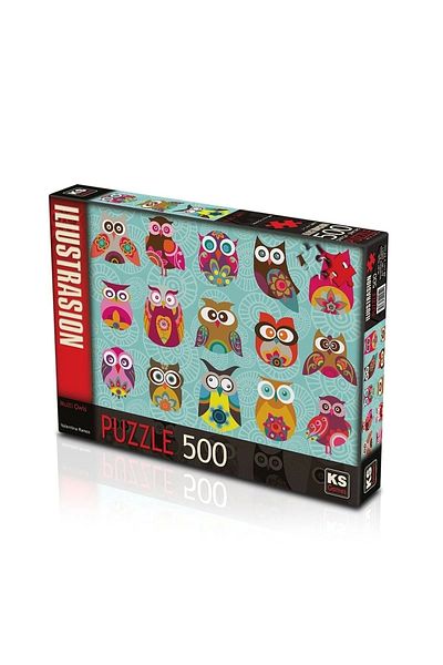 Ks Puzzle Brand: 20011 Puzzle 500/Multi Owls Category: Puzzle