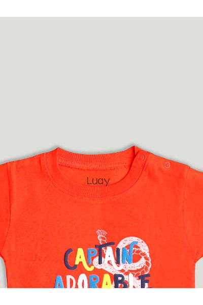 luay Unisex Cotton Adorable Red T-Shirt: Cute and Comfy Everyday Wear New Born