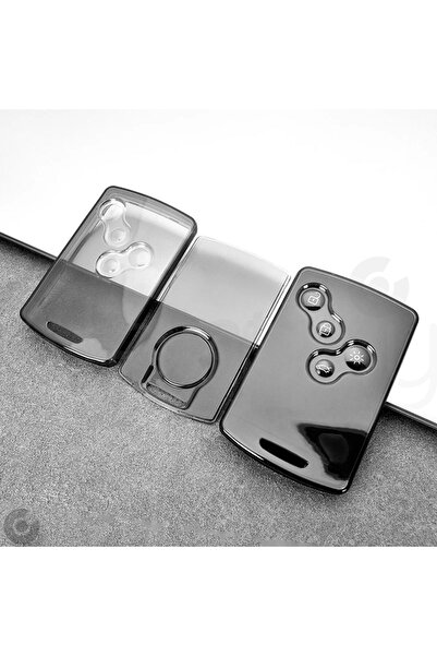 Alazpay Husă transparentă din TPU pentru chei pentru Renault Clio Megane Capt...