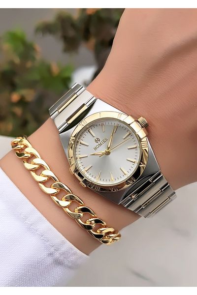Homies Original Invoice Waterproof Women's Wrist Watch with Bracelet Gift