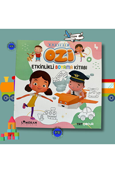 Burhan Yayınları My Brother's Self Activity Coloring Book 4 / Crafts Theme