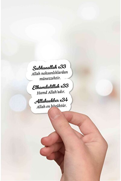 MuslimWalk Yakîn – Günlük Zikirler – Sticker Seti #160