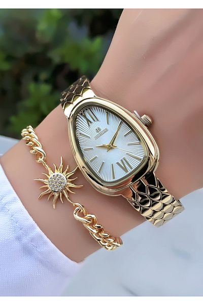 Homies Original Invoice Waterproof Women's Wrist Watch with Bracelet Gift