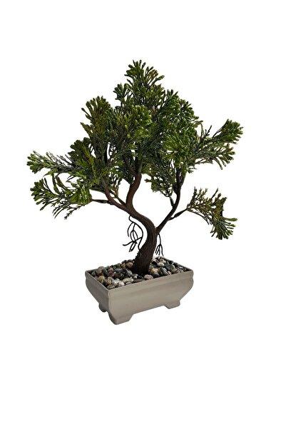 MDZ COLLECTION Mdz Home Dikdörtgen Saksı Yeşil Top Taneli Dekoratif Yapay Çiçek