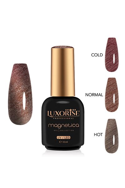 LUXORISE Oja semipermanentă MAGNETICA - ThermoCharm, Flaming Fusion 10ml