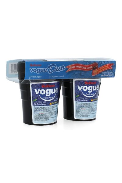 Bullsone 2-Piece Vogue Fresh Aqua Car Air Freshener 130 g