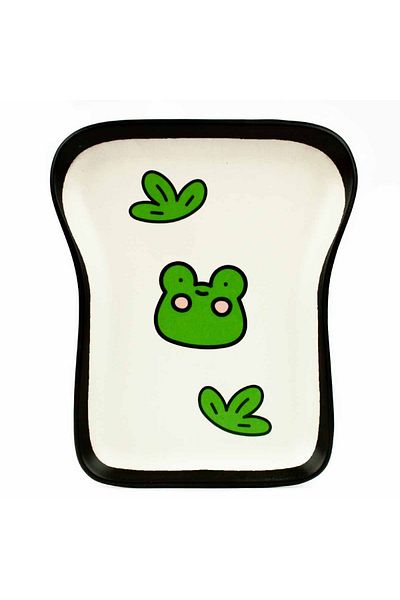 PALTO TASARIM Frog Design Toast Plate - Breakfast Presentation Plate