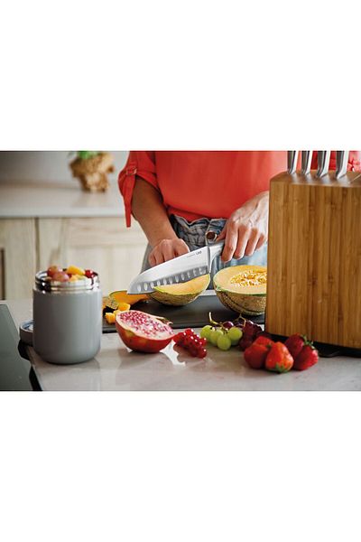 Berghoff Cuțit Santoku Legacy, 17,5 cm, Oțel, Argint