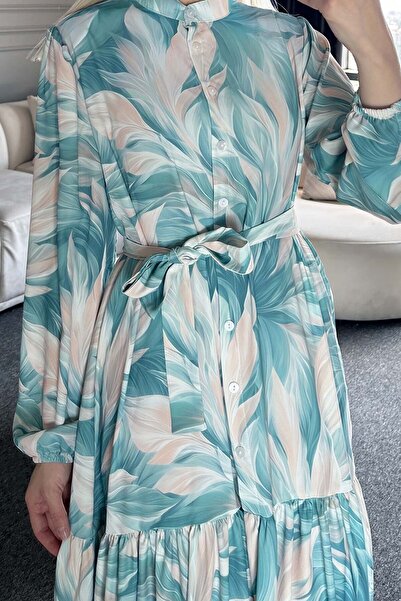 benguen Χιτζάμπ με σχέδιο Çağla 528-1