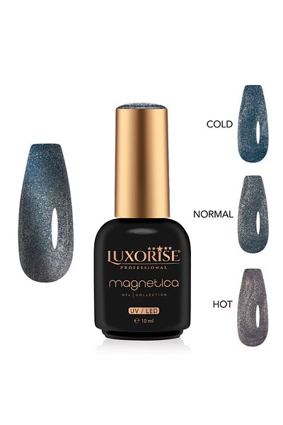 LUXORISE Oja semipermanentă MAGNETICA - ThermoCharm, Lagoon Magic 10ml