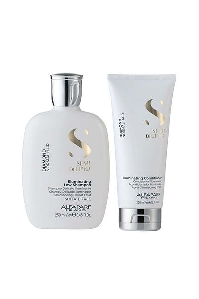 Alfaparf Milano Alfaparf Semi Di Lino Diamond Illuminating Shine Set with 250ml Shampoo + 200ml Conditioner
