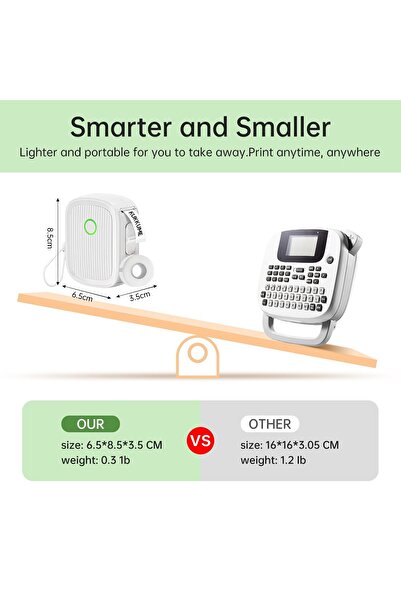 KidLe Label Maker Machine with Tape Inkless Printer Bluetooth Label Maker Machine