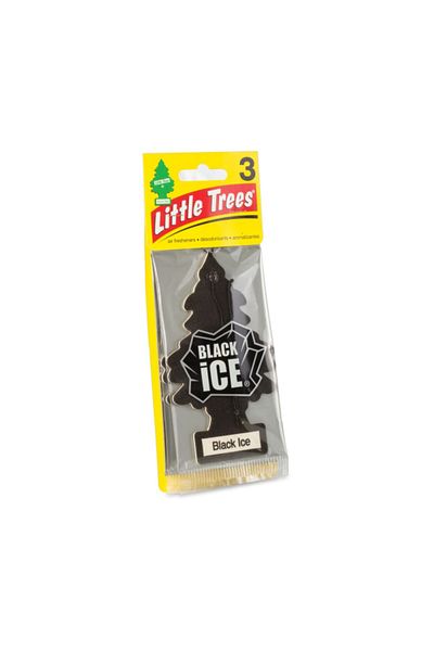 Little Trees 3-Piece Black Ice Freshener