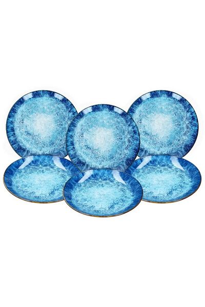 Tavola Porcelain dinner set of 6 plates lunch dinner plates 27 cm OCEAN