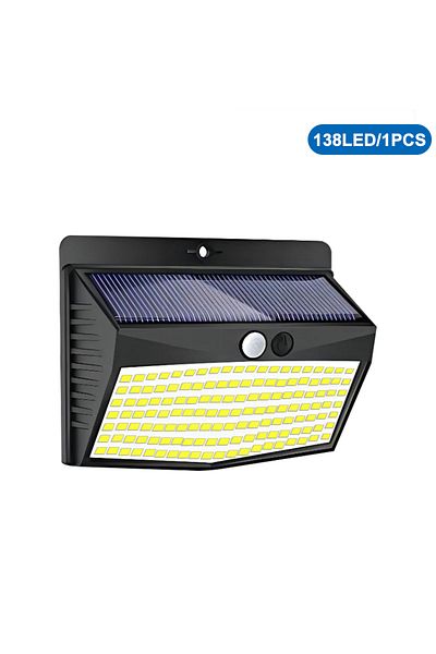 Choice 138 Leds Outdoor Solar Light 468/208/138 Led Outdoor Solar Light Led Solar Security Lights Garden Wa
