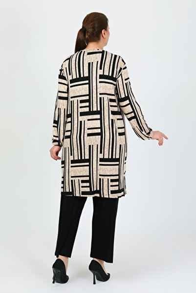 By Alba Collection Women's Mink Turban Lycra Large Size Double Set