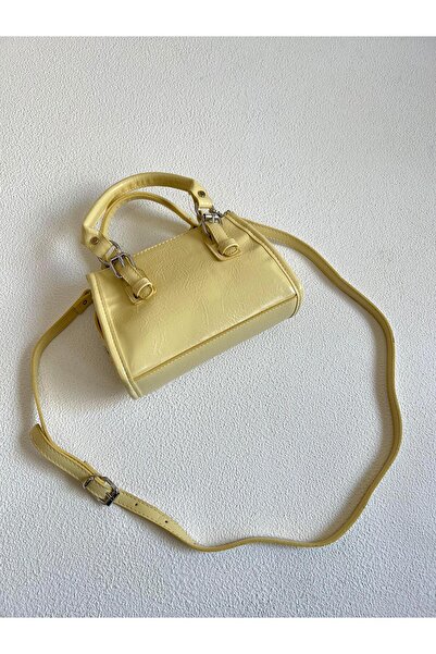 Mia Collection Geantă de mână și umăr pentru femei Beirut Model Galben