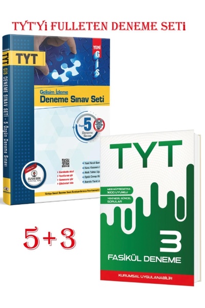 Özde Bir Yayınları 2024 Tyt 5 3 Gelişim Izleme Sınavı Deneme Seti