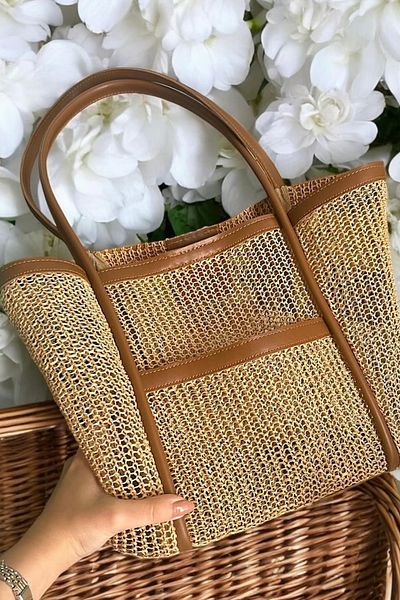 bb butik basic Premium Σειρά Daily Straw Bag HS4975