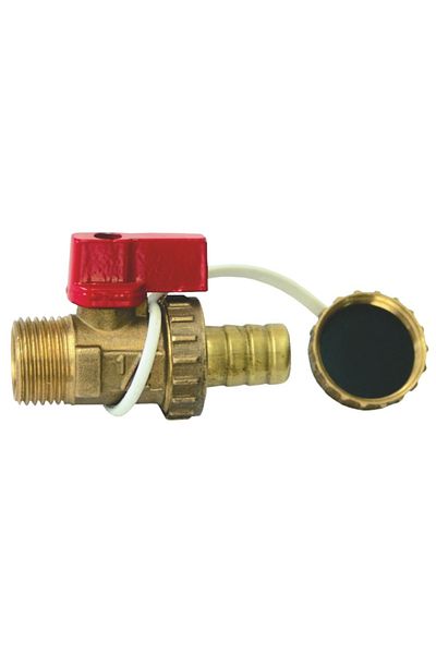 flores Drain valve, bronze, 1/2"