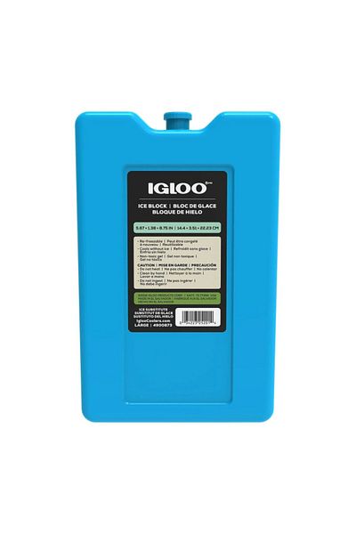 IGLOO MaxCold Re-Freezable Reusable Non-Toxic Cooler Ice Block Large