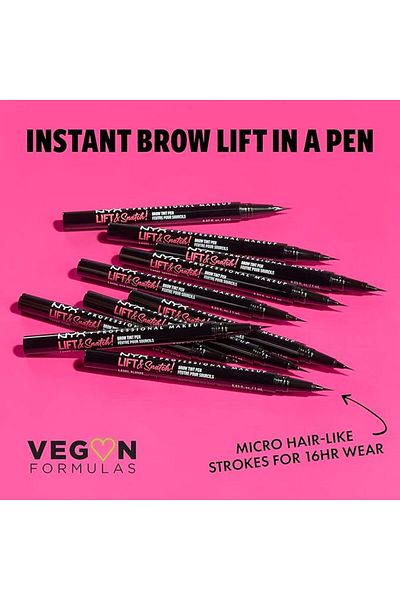 NYX Professional Makeup NYX Professional Make Lift Brow Pencil, Black 10, 14 g