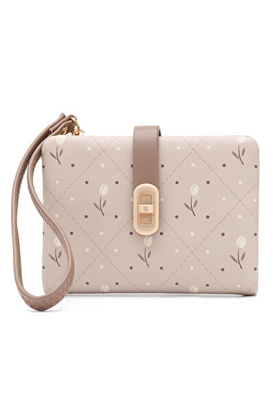 rinkadoll محفظة صغيرة ذات جودة عالية ذات تصميم جديد مع سوار مطبوع عليه زهور