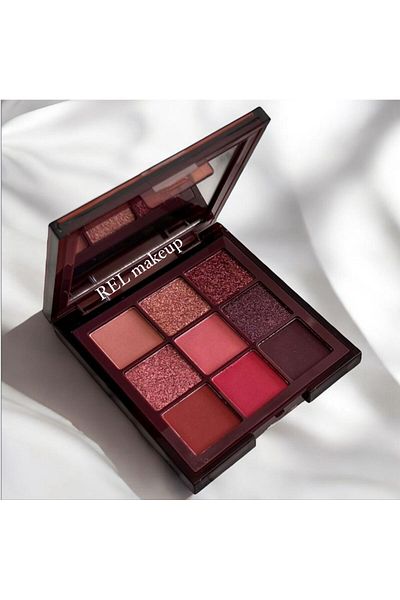 FOR LOVER Mini Eyeshadow Palette - 9 Colors | Compact Beauty with a Professional Touch