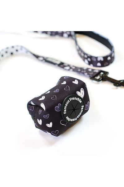 Famous Frenchie Accesoriu pungi pentru catei, Famous Frenchie, Black Hearts