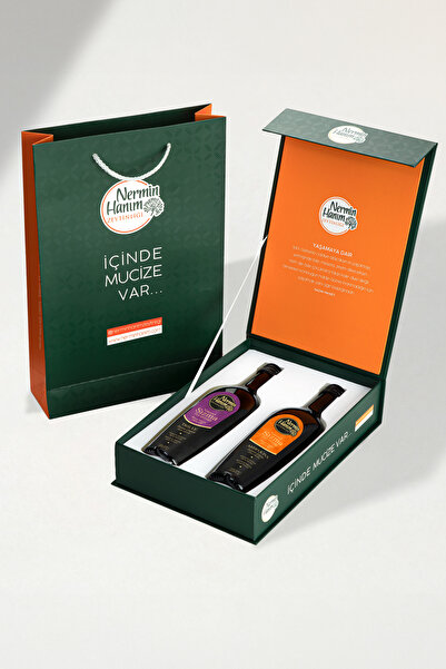 Nermin Hanım Zeytinliği Hediye Kutulu - Trilye ve Arbequina Erken Hasat Zeyti...