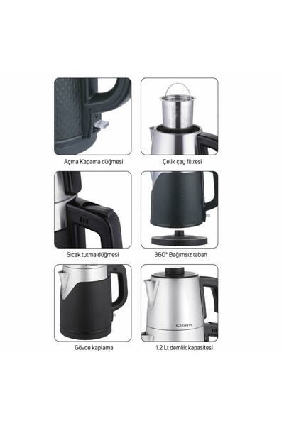 CONTİ Conti Ctm-130 Dempro Stainless Steel Tea Machine - Inox