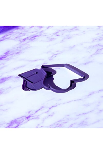 Home قالب كوكيز قبعة التخرج – لون بنفسجي