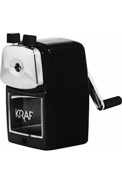 KRAF 680g Pencil Sharpener with Handle - Black