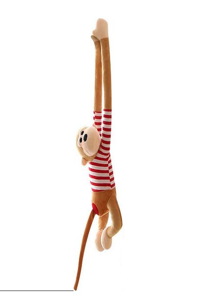 rexa Cute striped long arm monkey plush toy 75cm