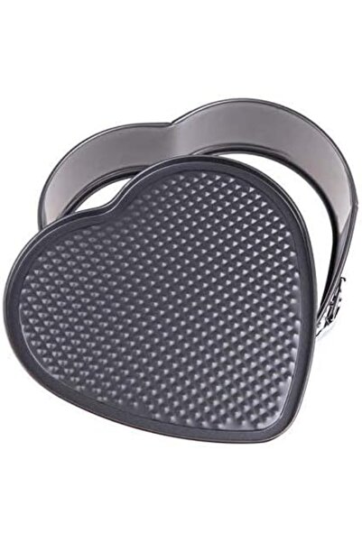 Generic Set of Three Springform Pans Cake Bake Mould Mold Bakeware with Removable Bottom Round Heart Square