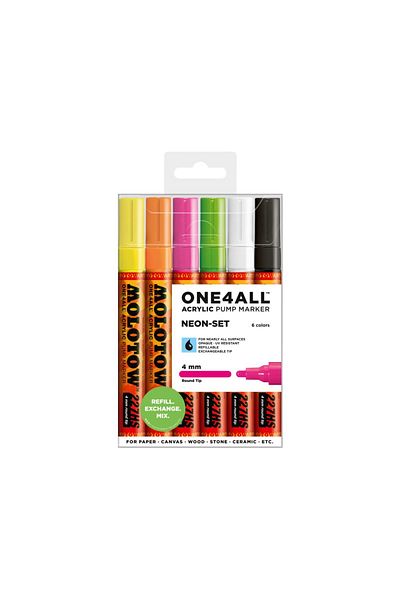 Molotow One4All™ 227HS Neon-Set