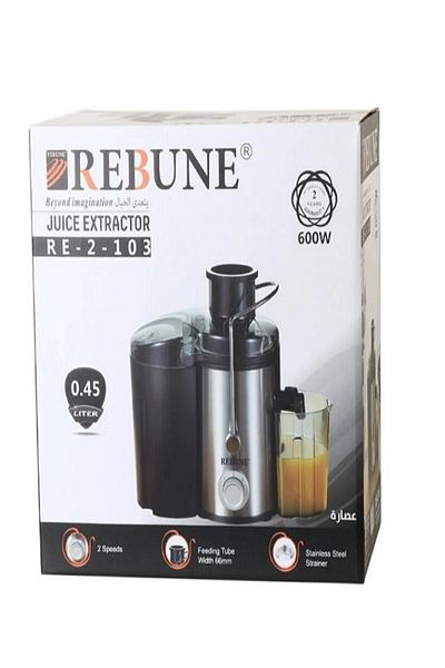 rebune Electric Fruit Blender & Juicer – High-Speed, Portable