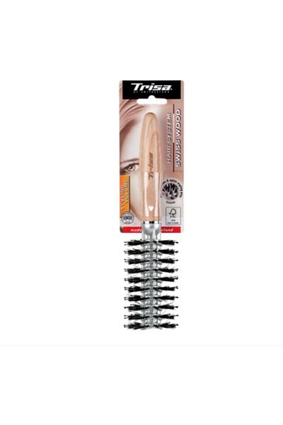 Trisa Perie de păr Swiss Wood Styling Volume cu peri naturali de mistreț, Cod 601756