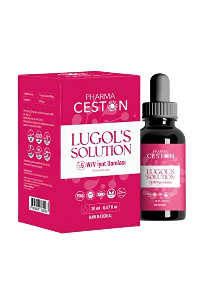 Pharma Ceston Lugol's Solution İyot Damlası - Takviye Edici Gıda